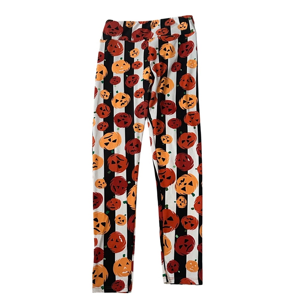 LuLaRoe Soft Knit Halloween/Autumn Elastic Waist Pull On Leggings